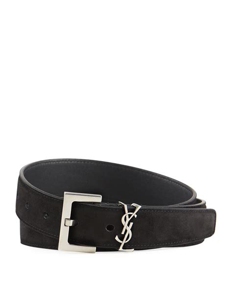 mens ysl belts|saint laurent men's belt.